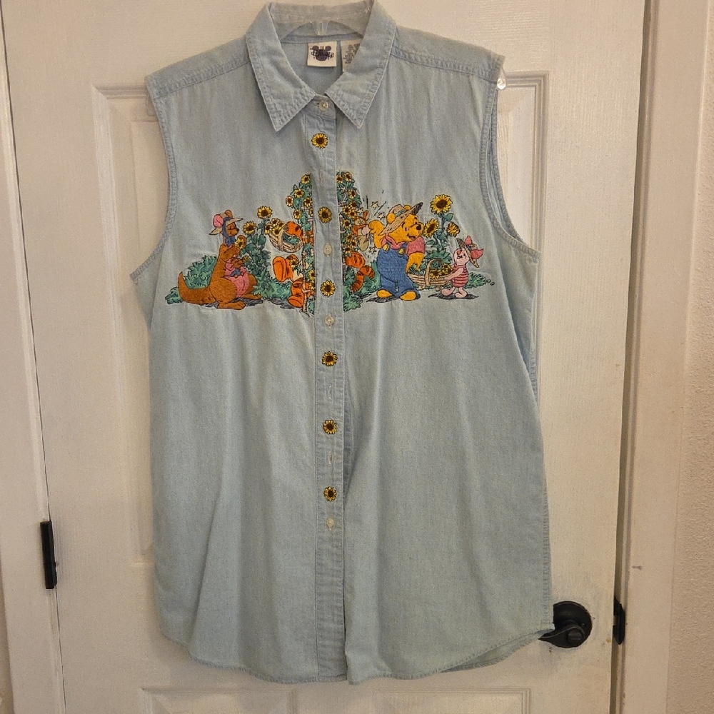 Disney Light Blue Cotton Shirt
